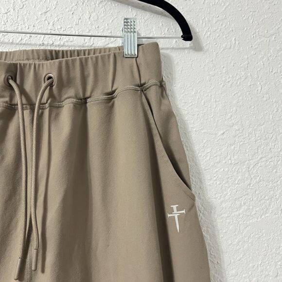 THREE NAILS Womens Jogger Pants in Deep Taupe Size Large Workout Gym - Picture 3 of 9